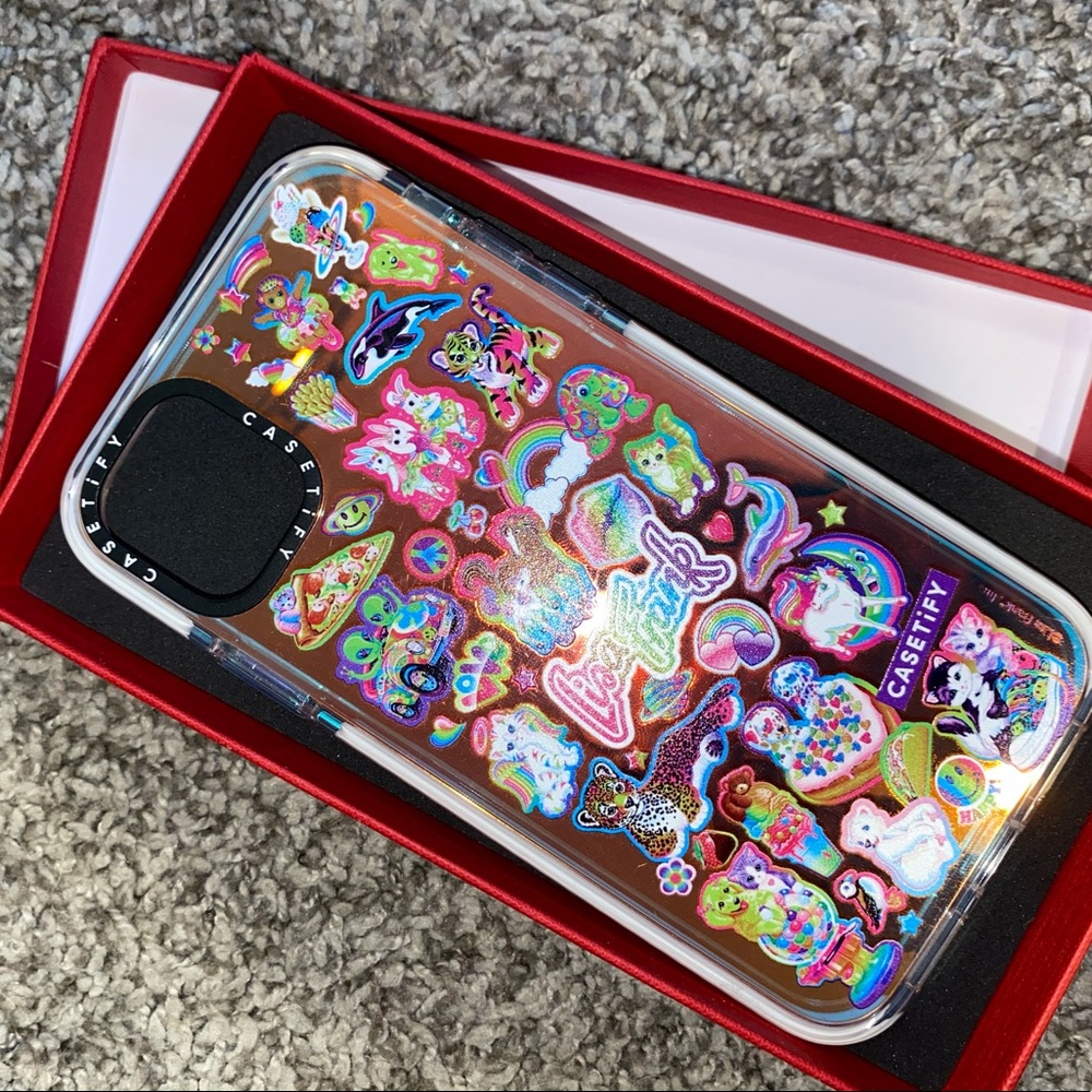 Lisa Frank iPhone 11 Iridescent Sticker Casetify